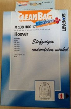 Cleanbag M138 H00 17 H58 Hoover stofzuigerzakken - 2