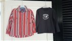 Pointer grijs shirt en rood grijze blouse maat 116 - 1 - Thumbnail