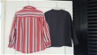 Pointer grijs shirt en rood grijze blouse maat 116 - 2 - Thumbnail