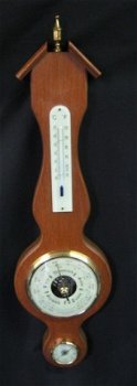 Banjo baro-/hygro-/thermometer,eiken,klas.model,nst,51,5 cm - 1