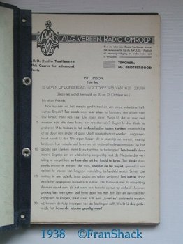 [1938] A.V.R.O. Radio Cursus Engels voor gevorderden 1938-1939, Brotherhood, A.V.R.O. - 2