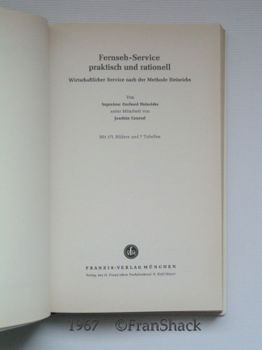[1967] Fernseh-Service praktisch und Rationell, Heinrichs, Franzis-Verlag - 2