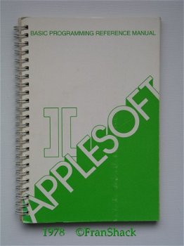 [1978] Basic Programming and Reference Manual, Applesoft II , Apple Computer Inc. - 1