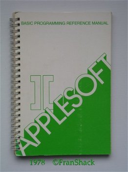 [1978] Basic Programming Reference Manual, Applesoft II , Apple Computer Inc. - 1