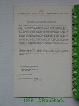 [1979] DOS Instructional and Reference Guide, DOS 3.2, Apple Computer Inc. - 2