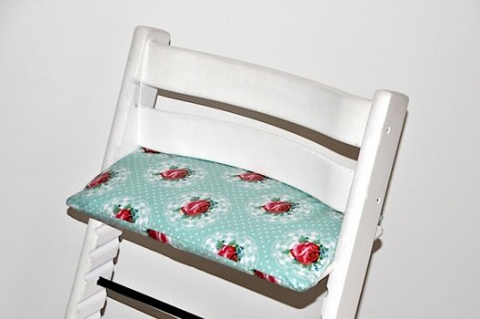 Gecoat zitkussen voor stokke tripp trapp kinderstoel 'Oilily' - 4