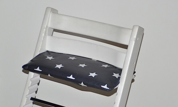 Gecoat zitkussen voor stokke tripp trapp kinderstoel 'Big star' - 1