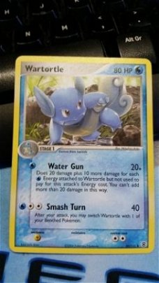 Wartortle  50/112 Ex FireRed and LeafGreen gebruikt nr1