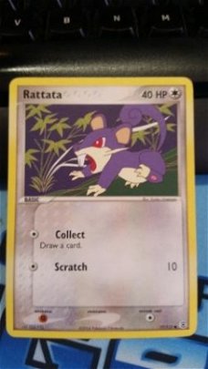 Rattata  77/112 Ex FireRed and LeafGreen nearmint