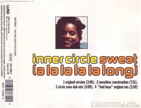 Inner Circle - Sweat (A La La La La Long) 4 Track CDSingle - 1