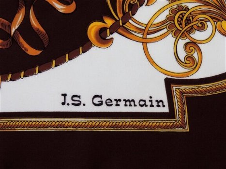 J.S. Germain klassieke vintage sjaal - 3