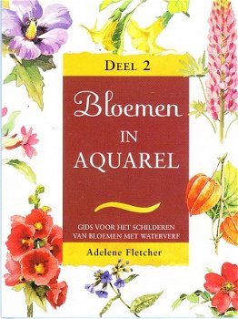 Bloemen in aquarel dl 1 & 2 door Harden & Fletcher - 1