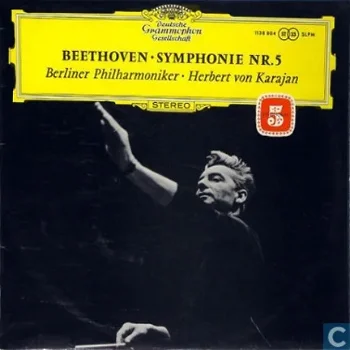 LP - Beethoven - Symphonie nr. 5 - Herbert von Karajan, Berliner Philharmoniker - 0