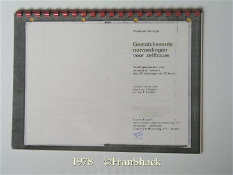 [1978] Gestabiliseerde netvoedingen voor zelfbouw, Baitinger, M. Kluwer (Deel-Kopie) - 1