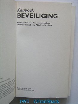 [1991] Klusboek/ Beveiliging, Jacobsen, Consumentenbond. - 2