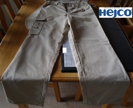 Te koop nieuwe beige broek voor dames van Hejco (maat: 44). - 2