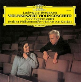 LP - Beethoven - Anne-Sophie Mutter viool - 0