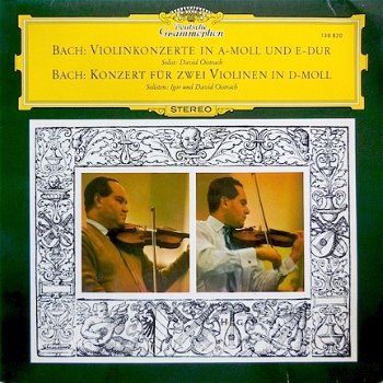 LP - BACH - Igor an David Oistrach viool - 0