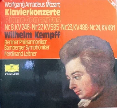 2-LP Mozart pianoconcerten Wilhelm Kempff - 0
