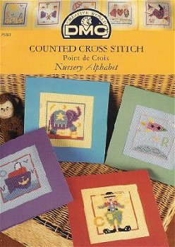 DMC Counted Cross Stitch Nursery Alphabet - 1