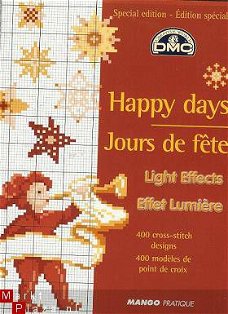 DMC Light Effects Patronen boekje Happy Days