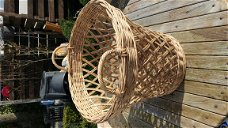 Riviera Maison rustic rattan grote ronde mand diameter 55cm