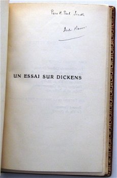 Maurois 1927 Un Essai Sur Dickens - Gesigneerd - Binding - 7