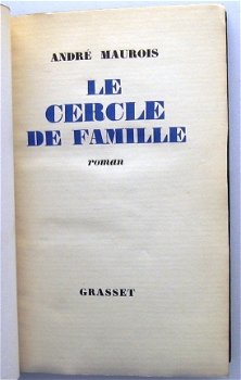 Maurois 1932 Le Cercle de Famille - Gesigneerd Binding - 3