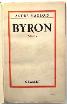 Maurois 1930 Byron - Gesigneerd Set van 2 - Binding - 3