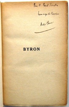 Maurois 1930 Byron - Gesigneerd Set van 2 - Binding - 4