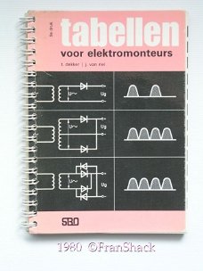 [1980] Tabellen voor elektromonteurs, Dekker en v. Riel, SMD/SBO