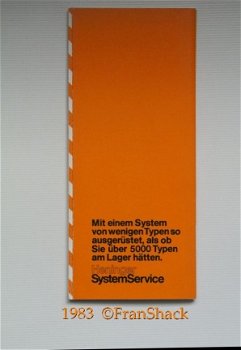 [1983] Heniger Schnell-vergleichsliste, Heniger System Service - 3