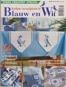 Thuis Creatief Special Borduur en naaiplezier in Blauw en Wit