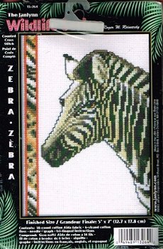 JANLYNN BORDUURPAKKET WILDLIFE, ZEBRA - 1