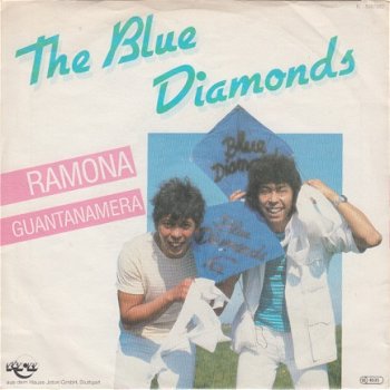VINYL SINGLE * THE BLUE DIAMONDS * RAMONA * - 1