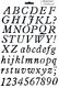 Sjabloon 1 letters alfabet sierlijk groot en klein stencil gratis voorbeelden - 3 - Thumbnail