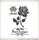 Sjabloon brocante Franse tekst Paris fleurs kroon 30 x 30cm - 5 - Thumbnail
