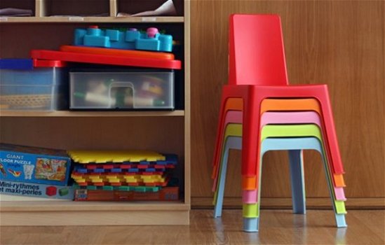 Design kinder stoelen Julieta div. kleuren stapelbaar - 1