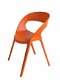 Kunststof design stoel Carla, aparte kuiipstoel - 5 - Thumbnail