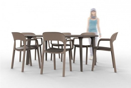 Nieuw 2016 kunststof design stoel Ona - 6