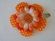 Haarspeld Daisy - oranje - 0 - Thumbnail