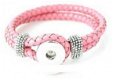 Armband voor 1 chunk roze click button dames sieraden online kopen - 2 - Thumbnail