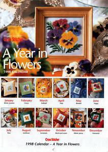 Cross Stitcher's Calendar 1998 A Year in Flowers - 1