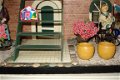 poppenhuis keramiek bloempotten voor tuintje en binnen 3 cm hoog doorsnee 3,5 Kan net door de brieve - 1 - Thumbnail