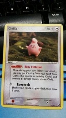 Cleffa  21/115  Rare Ex Unseen Forces