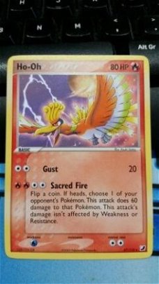 Ho-oh  27/115  Rare Ex Unseen Forces