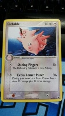 Clefable  36/115 Ex Unseen Forces