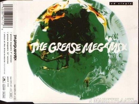 Grease Megamix 3 Track CDSingle - 1