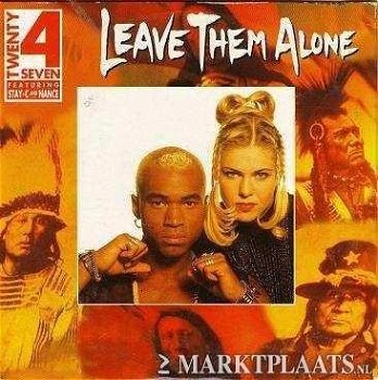 Twenty 4 Seven - Leave Them Alone CDSingle 2 Track Featuring Stay-C And Nance - 1