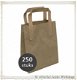 Papieren kraft tas medium eco bruin 22 x 18cm (per stuk) - 3 - Thumbnail